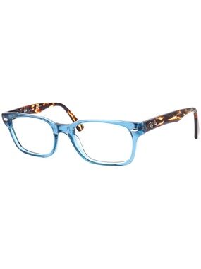 Ray-Ban Eyeglasses RB 5286 8024 Transparent Blue Square Frame 51[]18 135